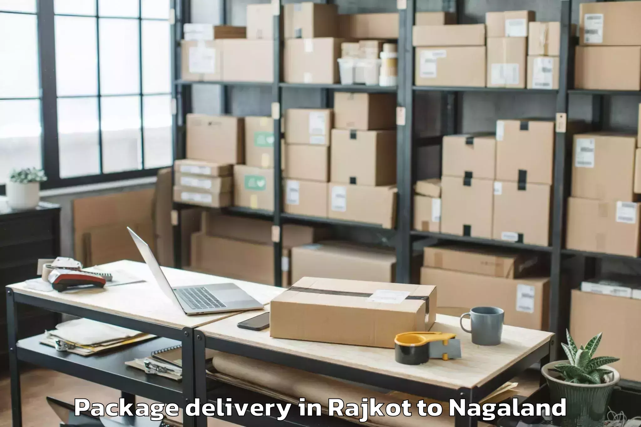 Quality Rajkot to Akuhaito Package Delivery